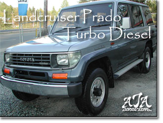 1991 Toyota Landcruiser Prado Turbo Diesel - Only  102K kms