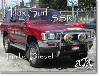 1991 Toyota Hilux Surf - 5spd - Turbo Diesel - Only 73K kms