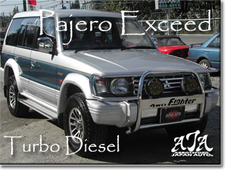 1992 Mitsubishi Pajero Exceed - Turbo Diesel - Only 104K kms